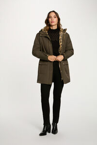 Morgan Sobretudo longo de pele sintética