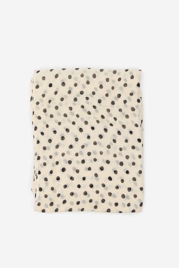 Cortefiel Len&ccedil;o de bolinhas Impress&atilde;o