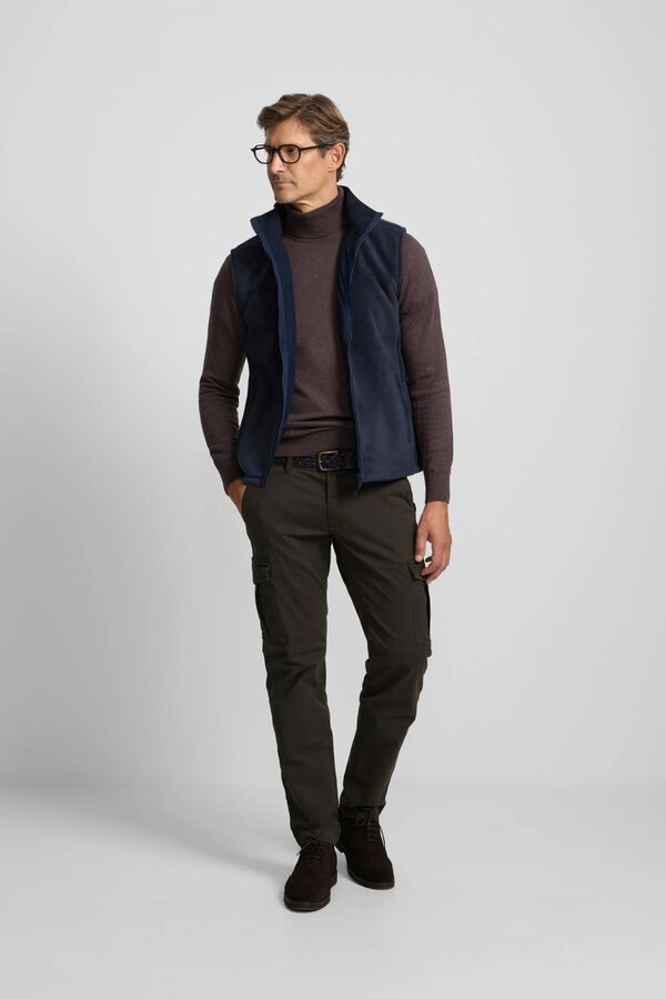 Silbon Fleece gilet Navy