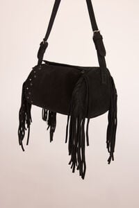 Slowlove Bolsa de barril com franjas