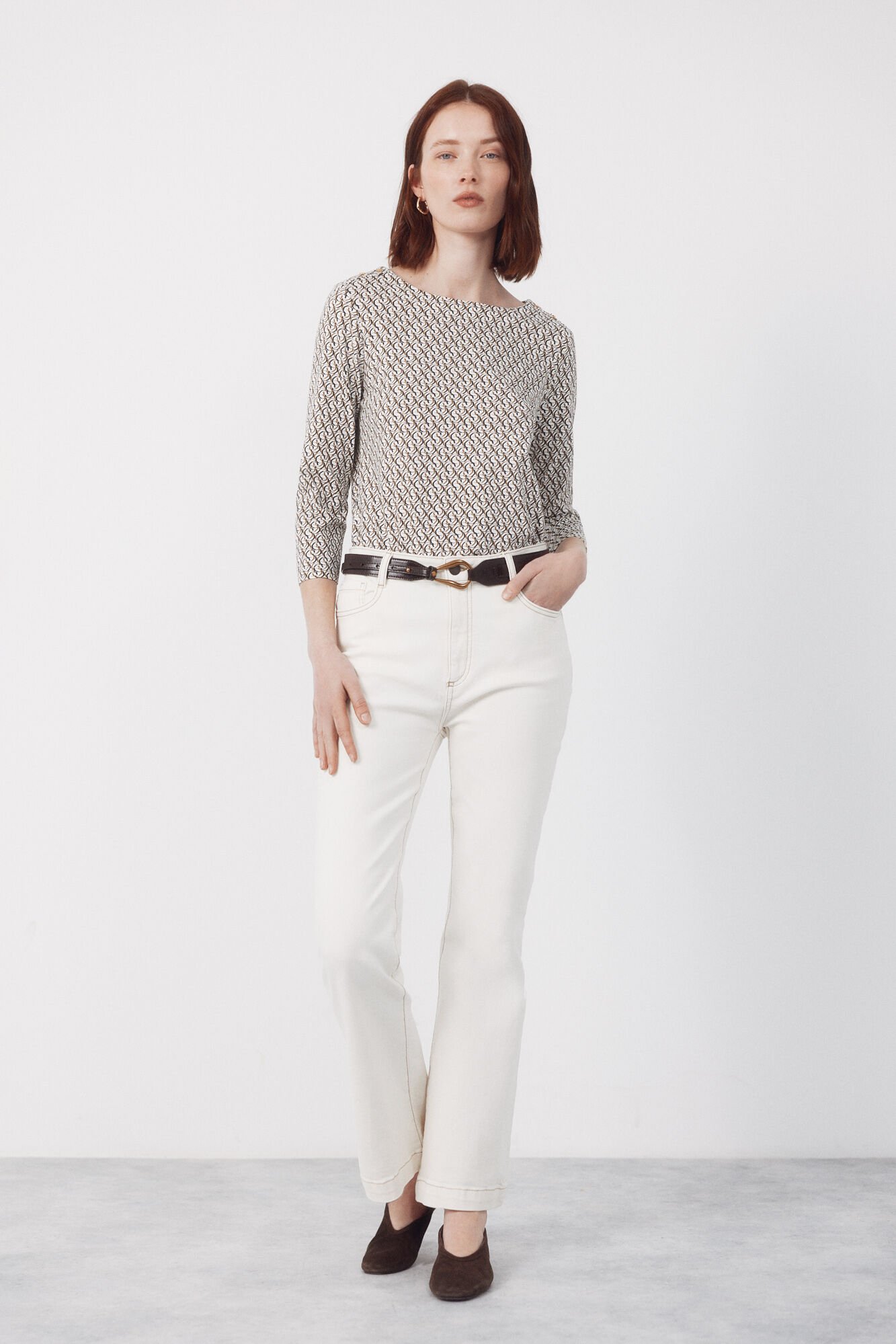 Cortefiel Essential boat neck t-shirt