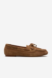 Cortefiel Split leather leather moccasin