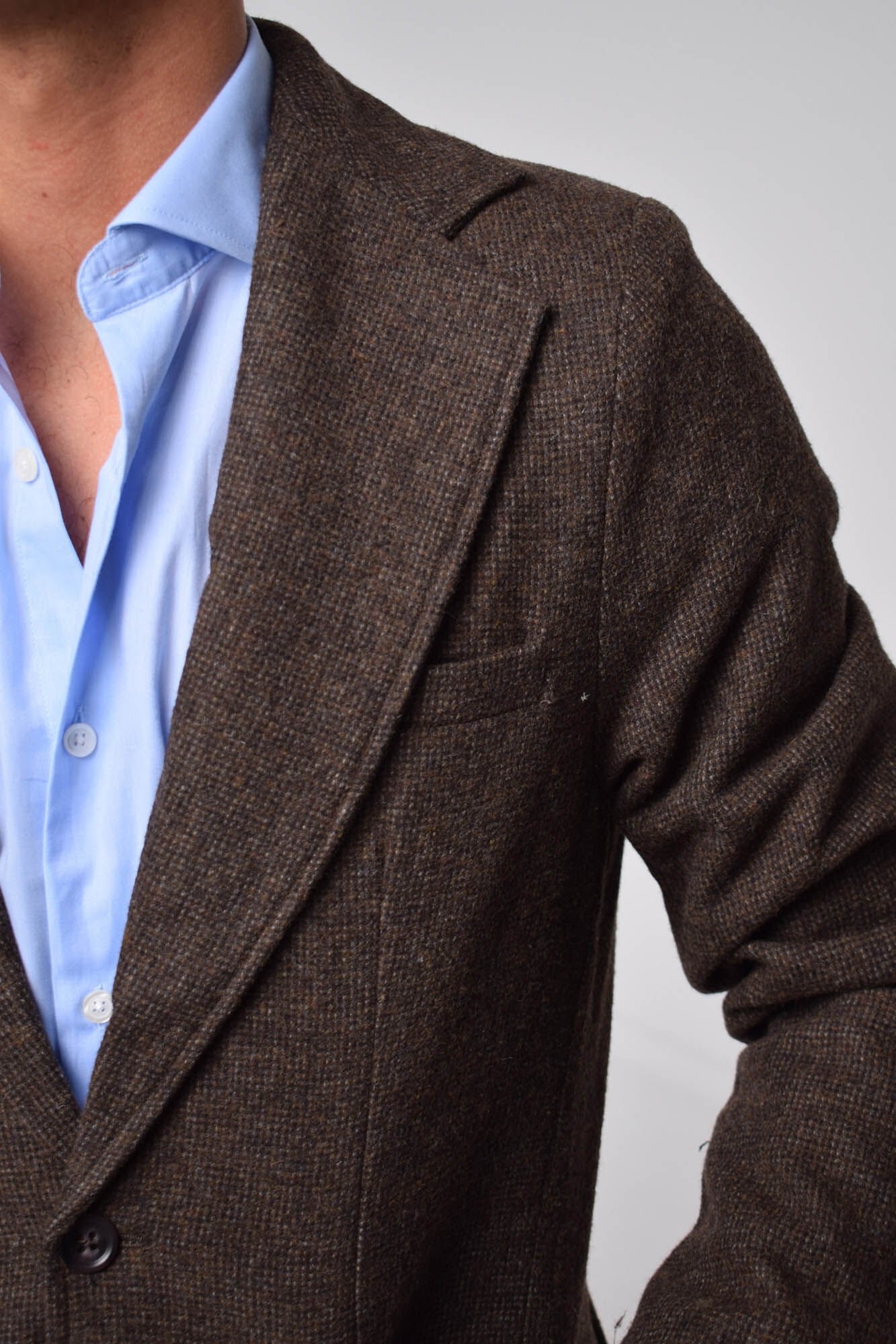 Cloking L&atilde; americana com pied-de-poule