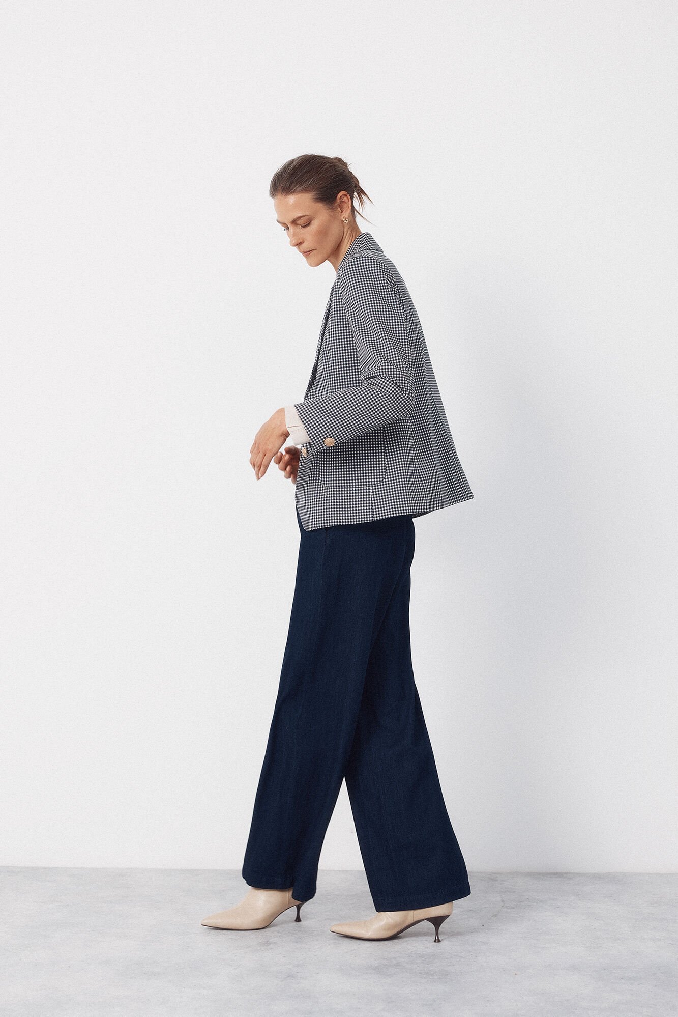 Cortefiel Piqu&eacute;-knit blazer