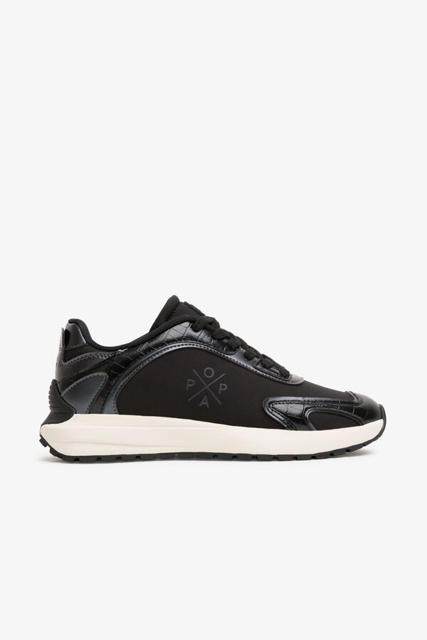 Popa Sapatilha Blake coco Preto