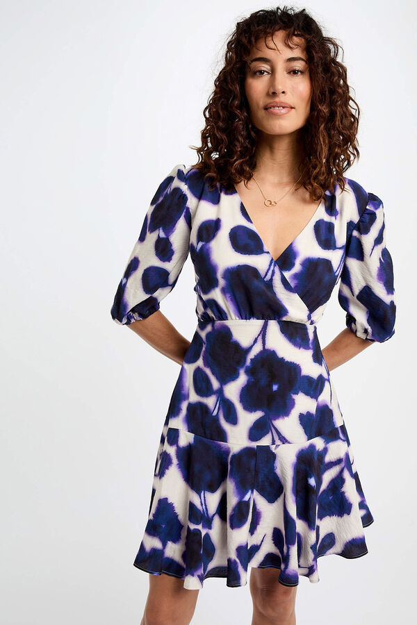 Morgan Vestido estampado flare Multicolorido