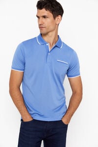 Cortefiel Coolmax fresh® polo shirt Blue