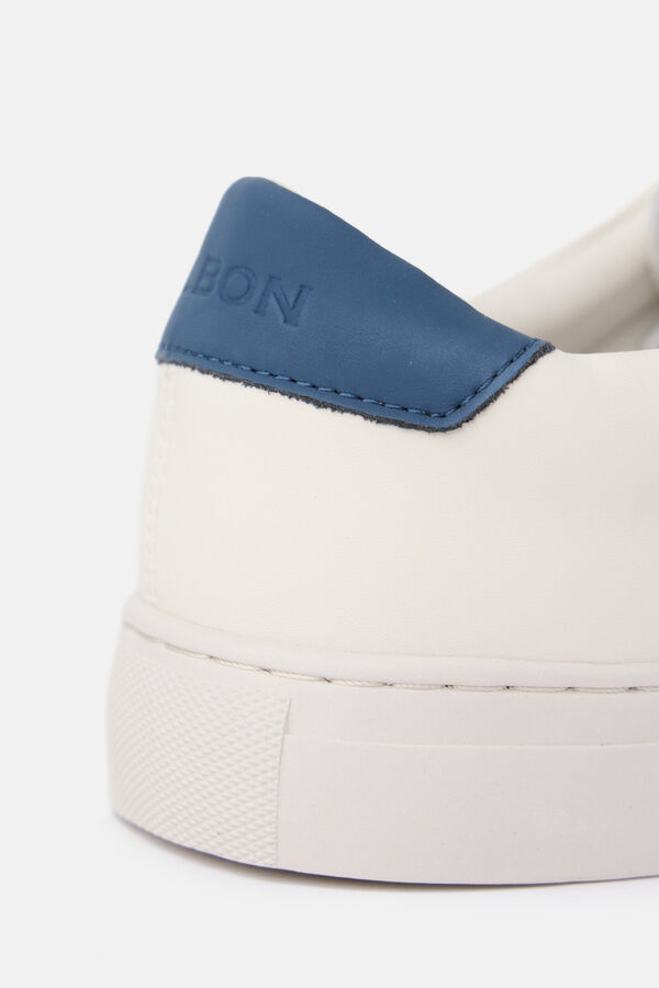 Silbon Zapatilla silbon clasica blanca Azul marino