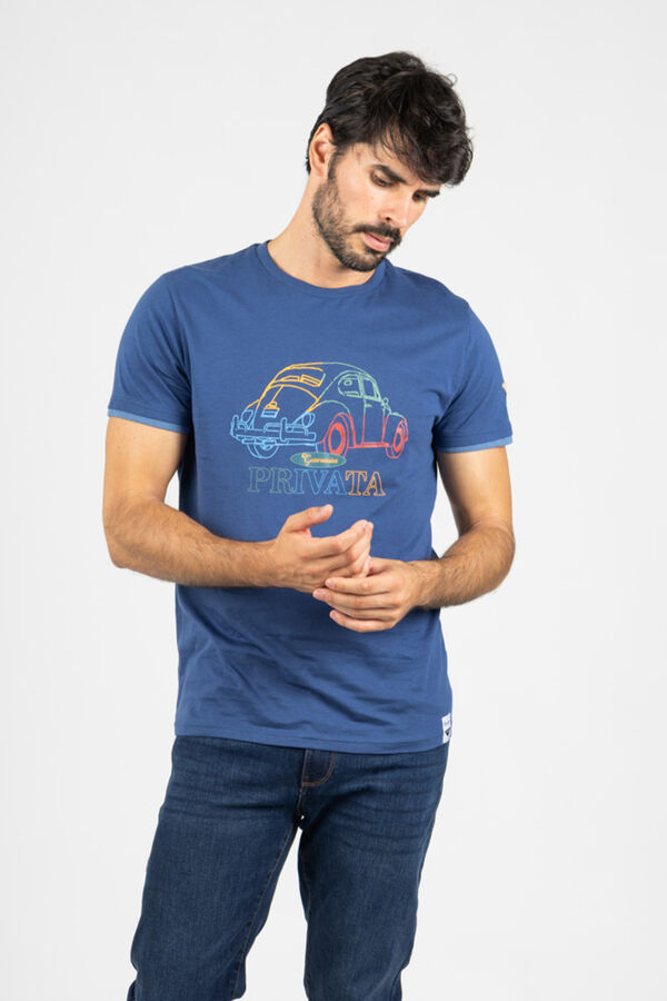 Privata Short sleeve T-shirt Blue