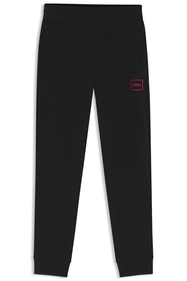 HUGO Calça algodão Preto