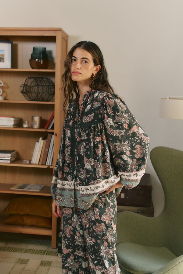 Jaase Blusa estampada Verde