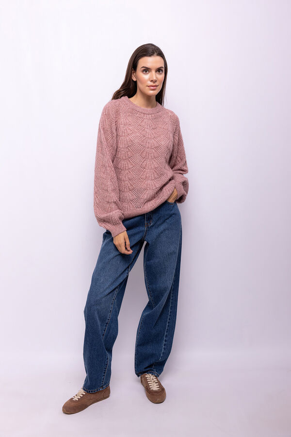 Object Camisola malha Roxo