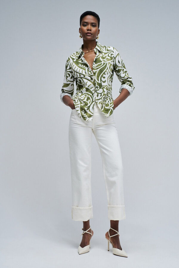 Salsa Jeans Camisa regular Verde