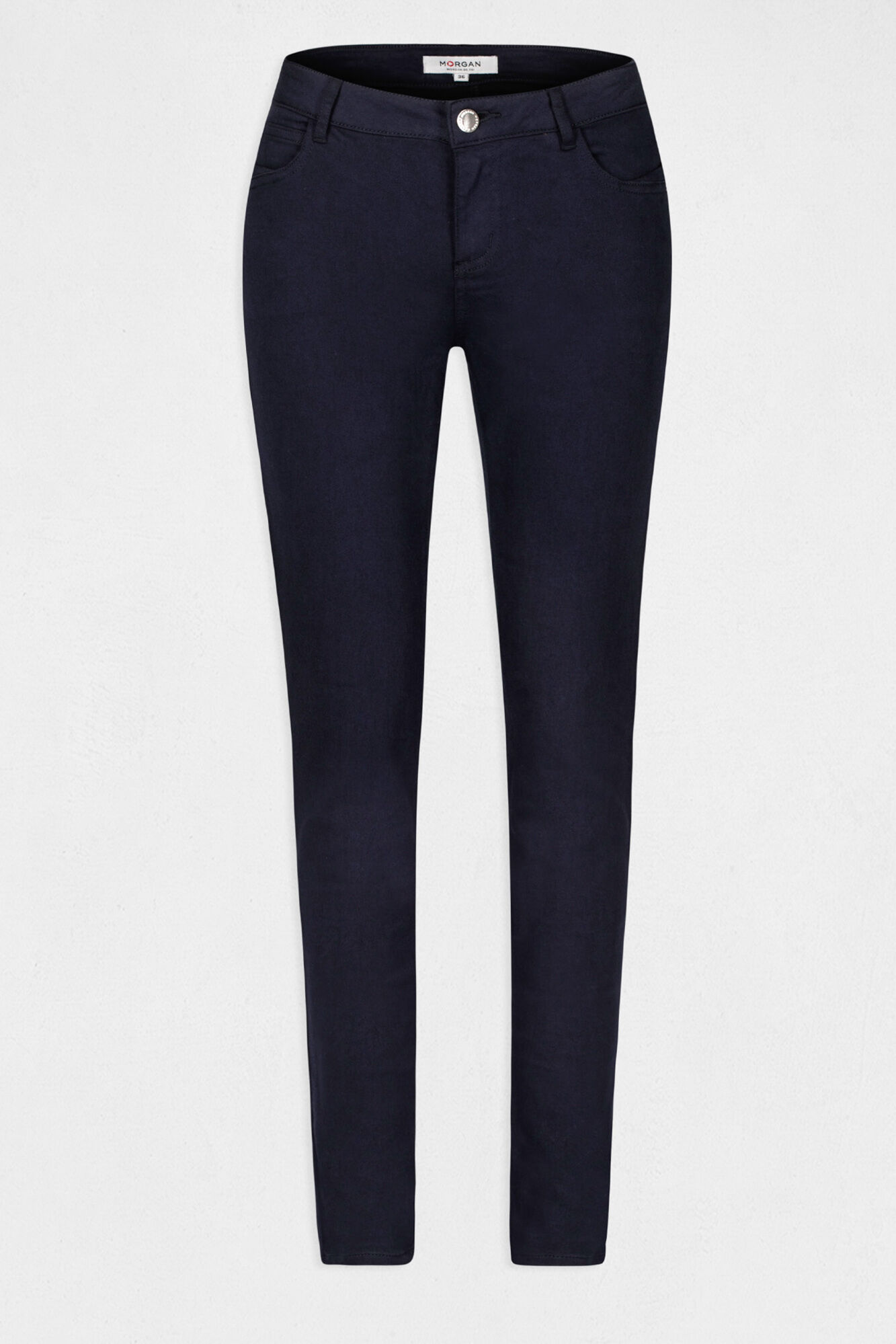Jeans & Trousers | Navy Blue Skinny Trouser | Freeup