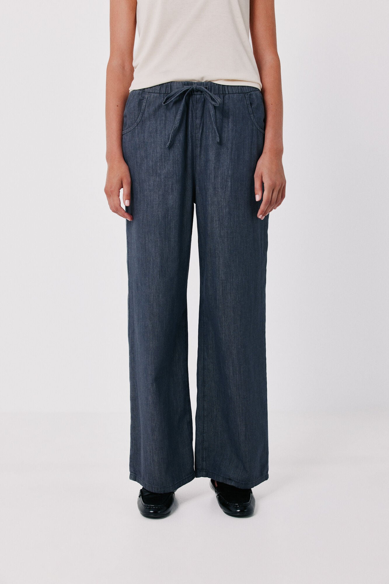 Cortefiel Chambray pyjama trousers
