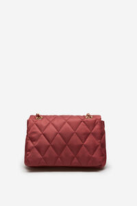 Cortefiel Quilted crossbody flap bag Pink