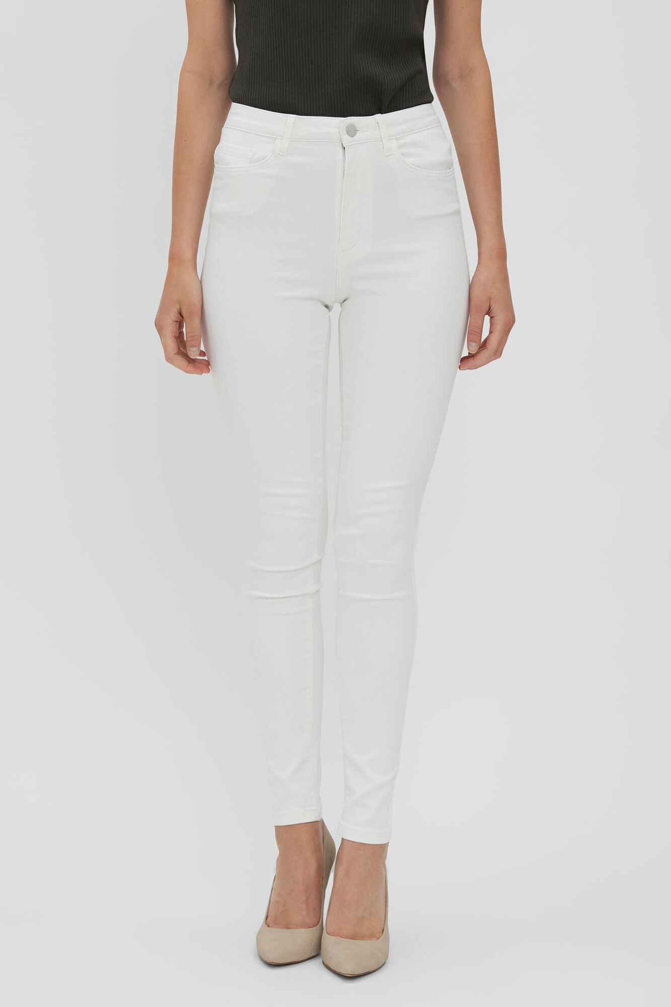 Vero Moda Jeans Sophia cigarro de cintura subida