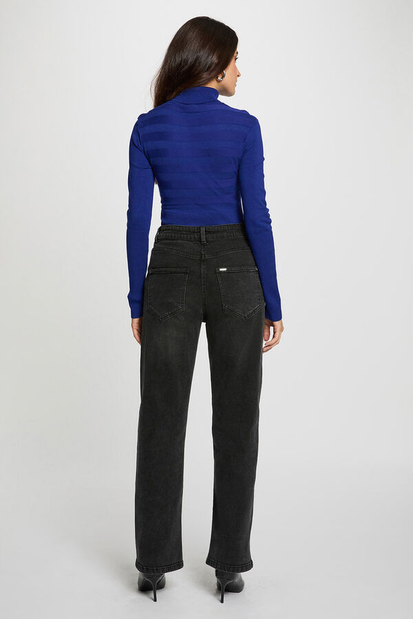 Morgan Suéter de gola alta Azul