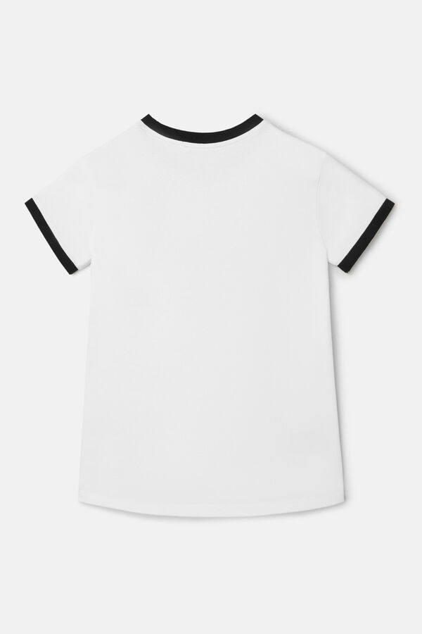 Silbon Camiseta da equipe universitária Branco