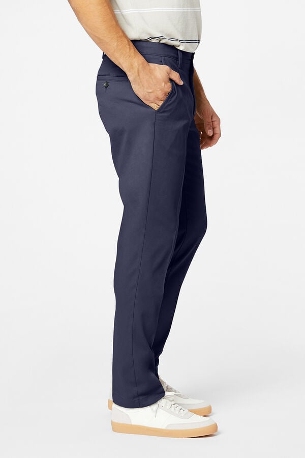 Dockers Calças elástica slim cáqui fácil Azul