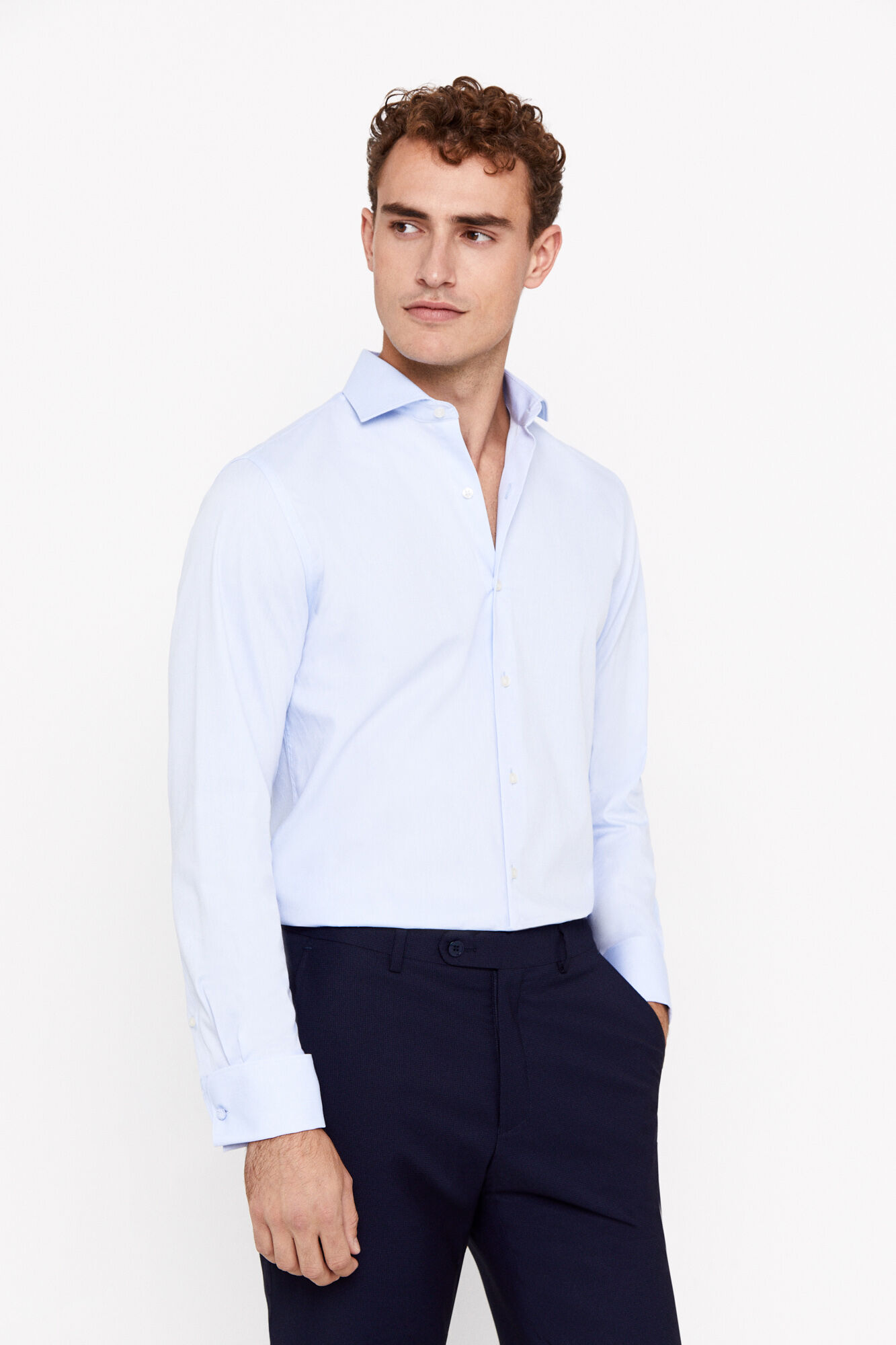 Camisa shop blanca cortefiel