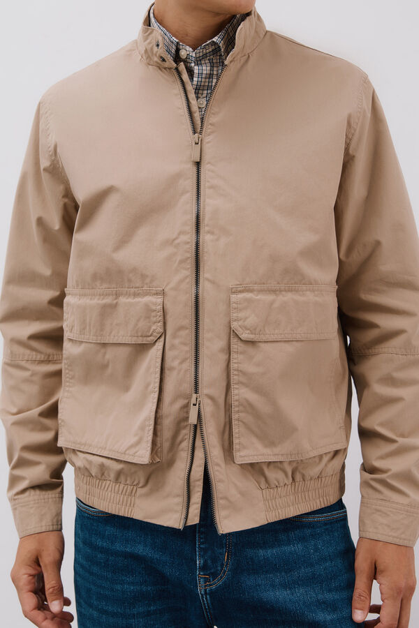 Cortefiel Casual lightweight jacket Beige