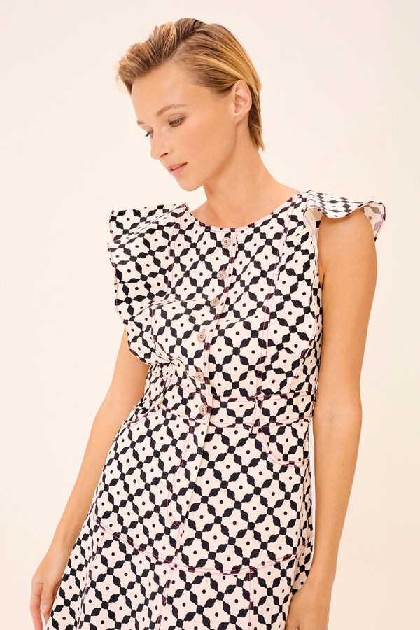 Dolores Promesas Vestido Midi Lua Castanho
