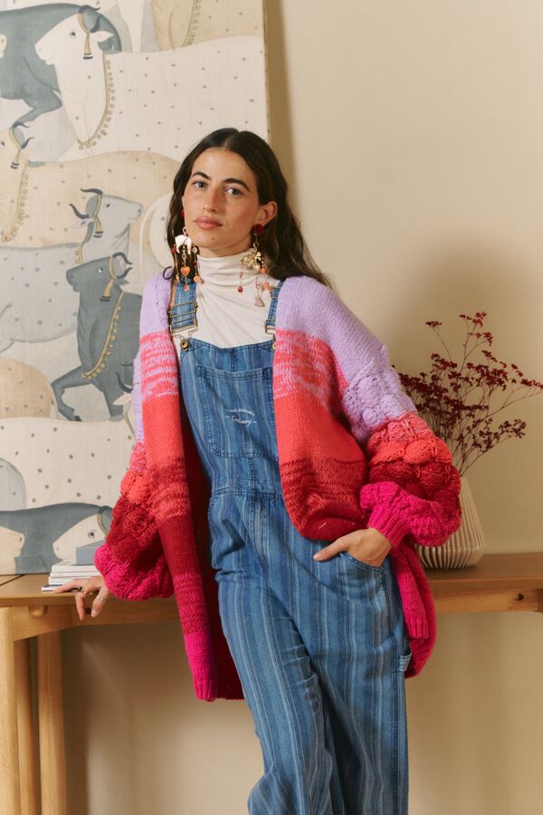 Jaase Camisola aberta Multicolorido