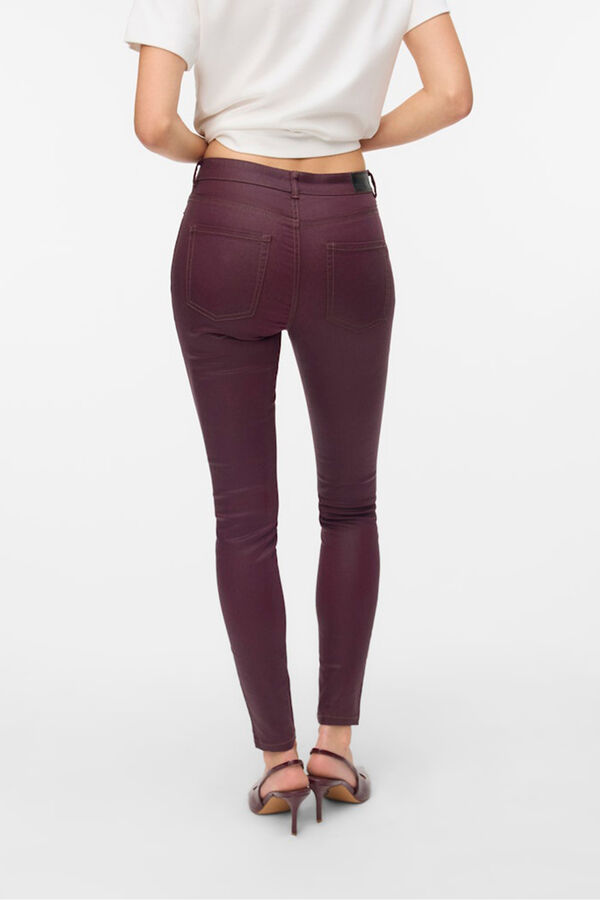 Vero Moda Calça jeans skinny  Roxo