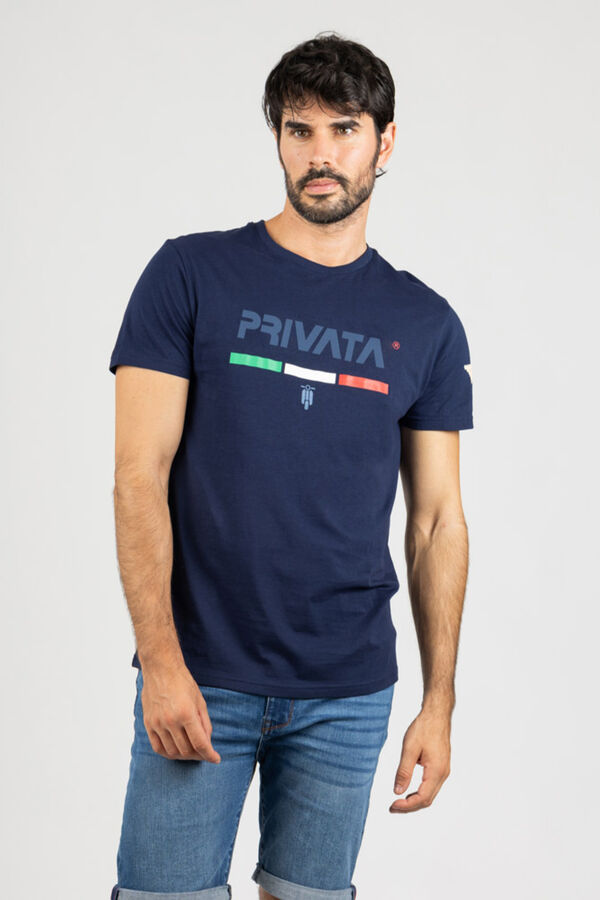 Privata Short sleeve T-shirt Navy