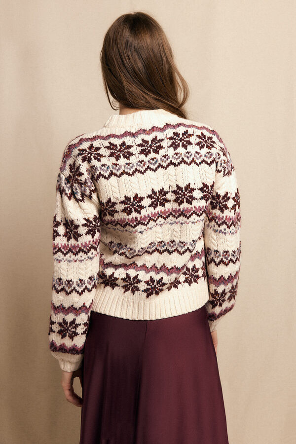 Slowlove Camisola grecas Ecru