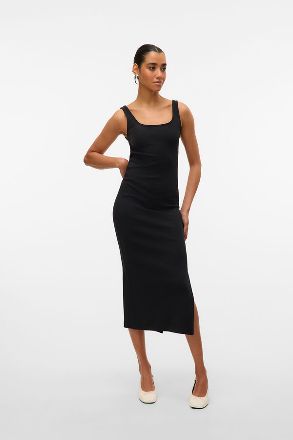 Vero Moda Vestido longo justo Preto