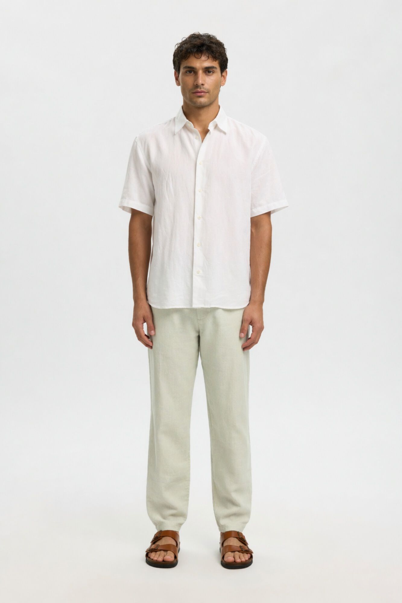 Selected Pantal&oacute;n chino lino