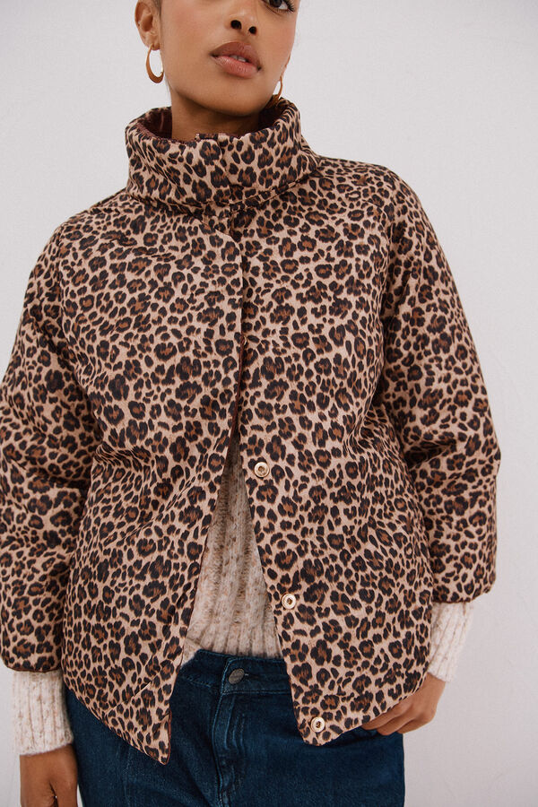 Cortefiel Reversible Thermolite® jacket Maroon