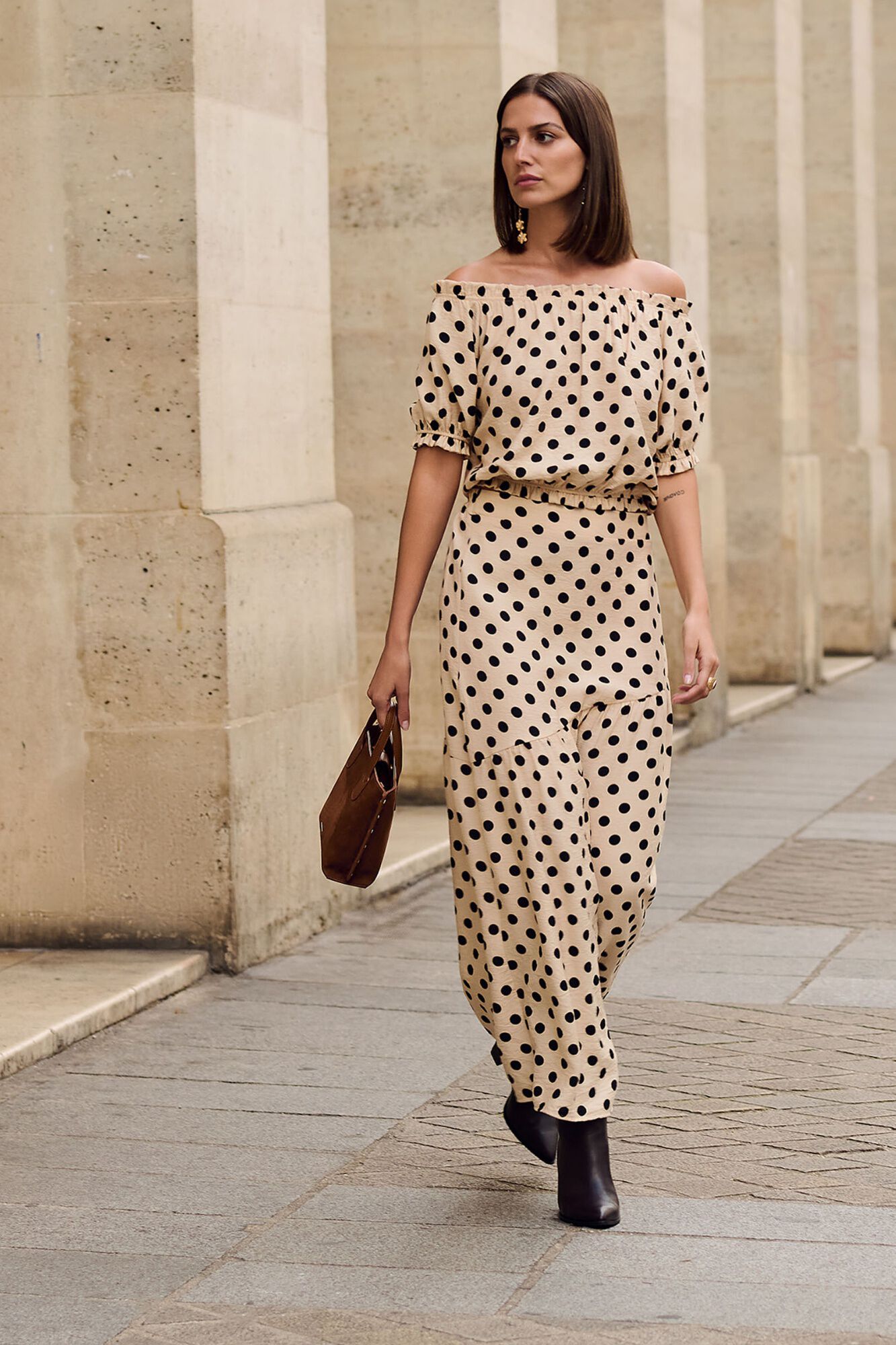 Morgan Fitted long skirt