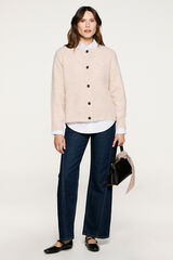 Selected Femme Cárdigan lana y alpaca. Gris