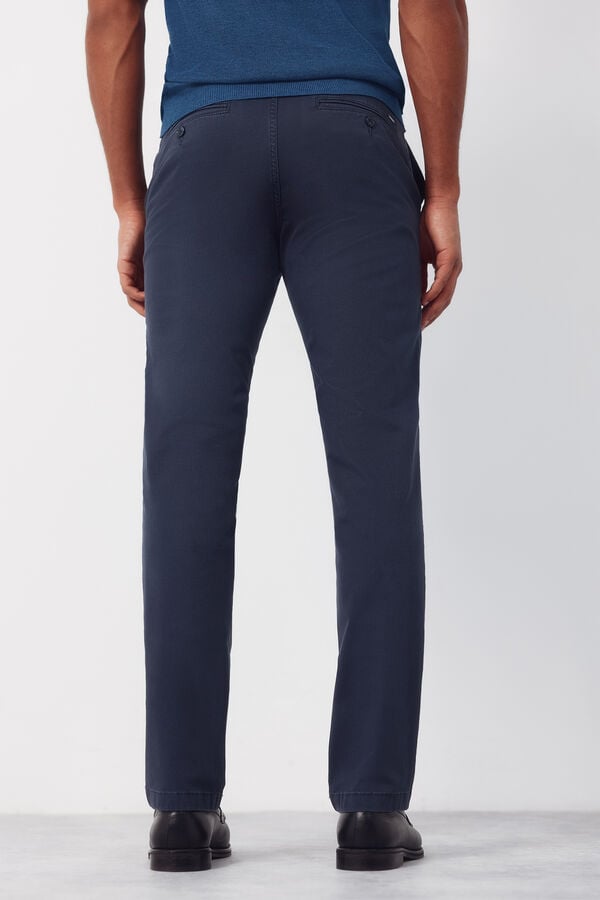 Cortefiel Cal&ccedil;as chino slim fit Azul