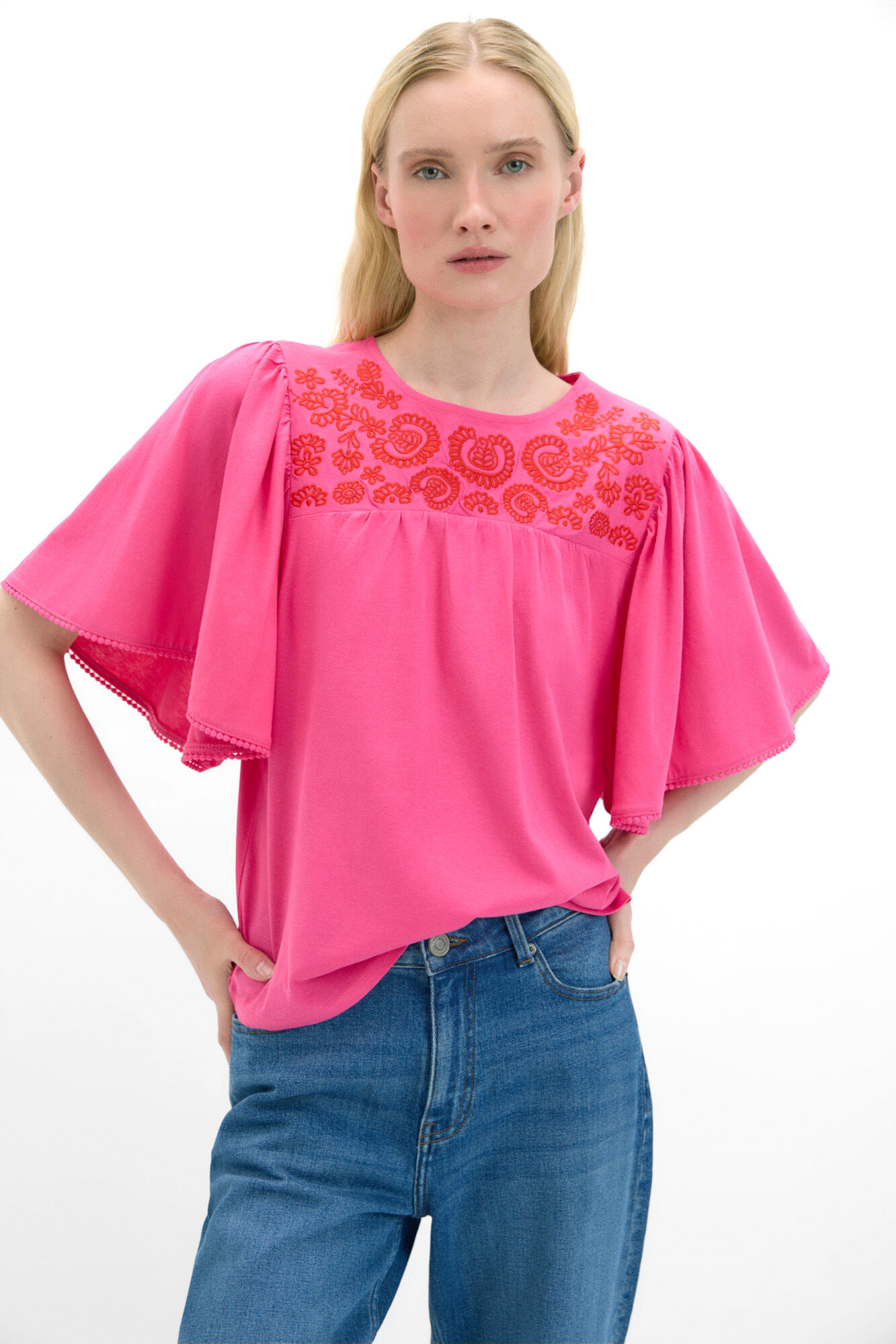 Cortefiel Camiseta canesú