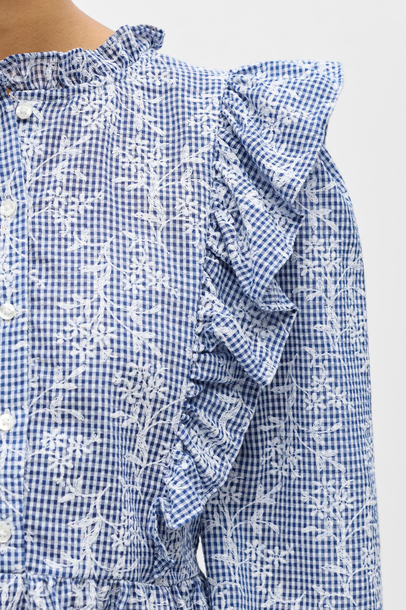 Object Blusa estampada volantes