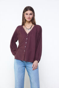 Slowlove Blusa plissada fluida