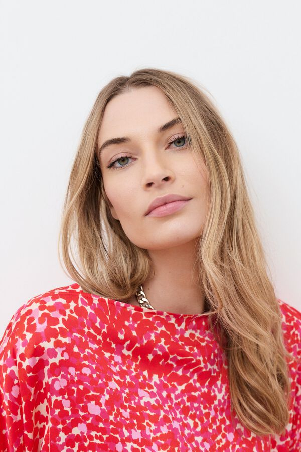 Caroll Camisa curta Cscarf Multicolorido