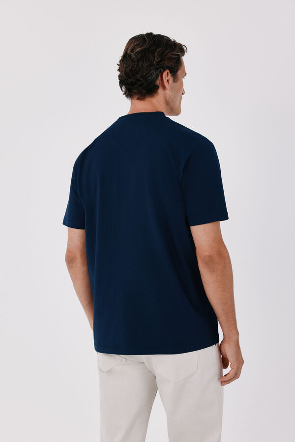 Cortefiel Refined T-shirt Navy