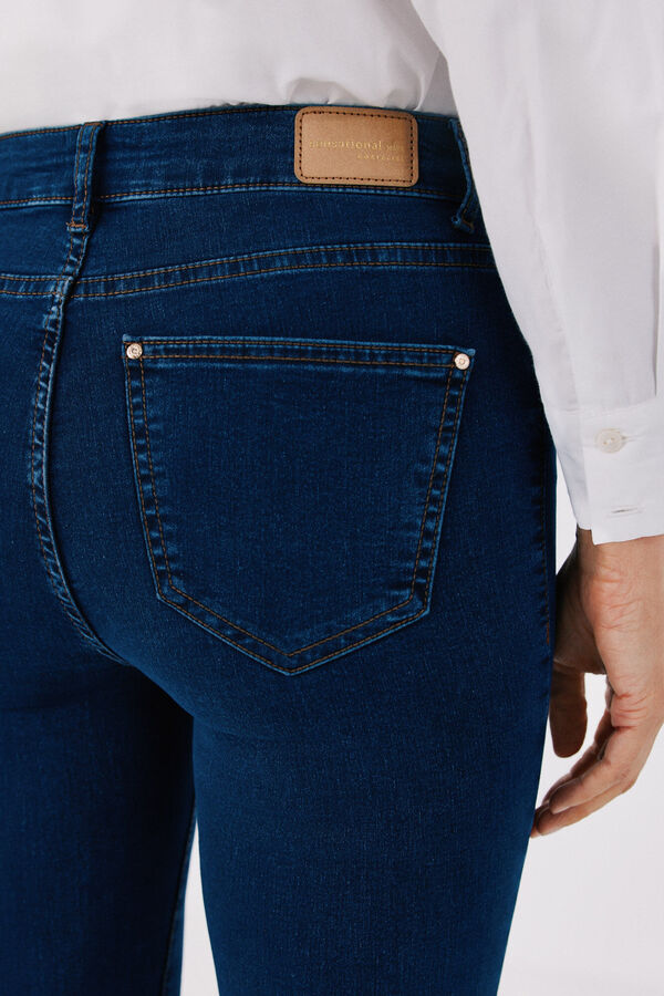Cortefiel Jeans Sensational Pitillo Azul