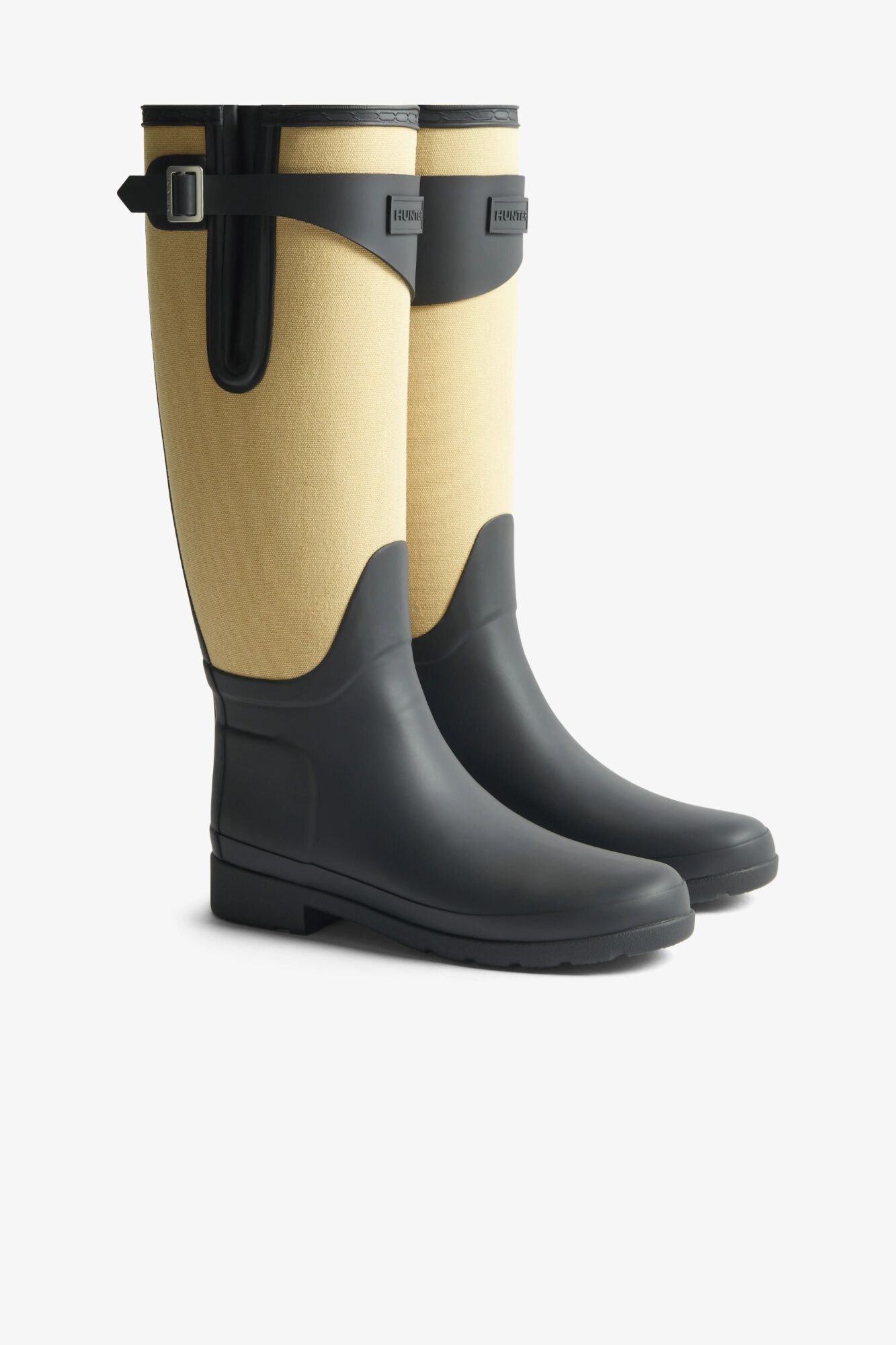 Hunter Botas de lona altas refinadas