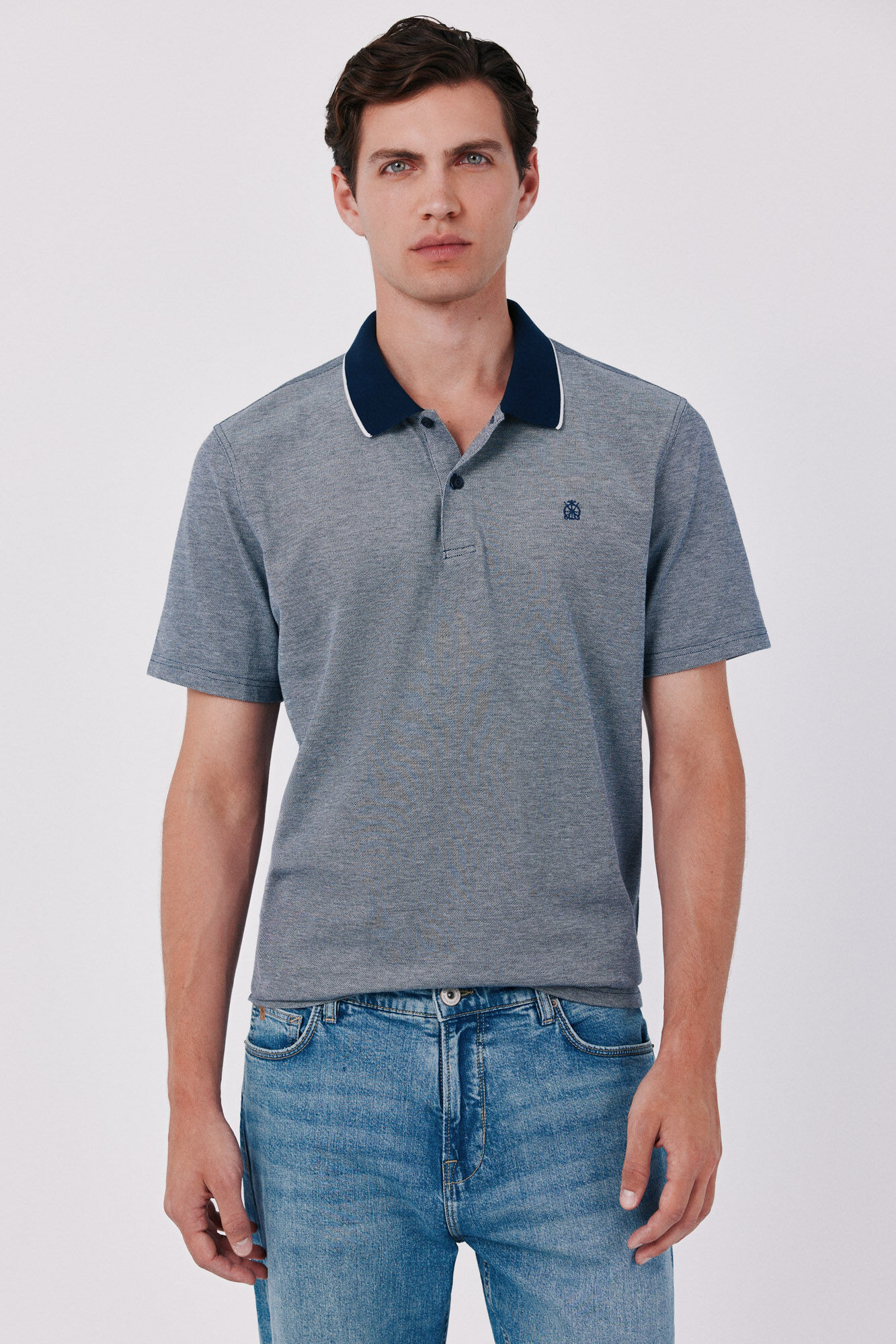 Cortefiel Polo oxford piqu&eacute;