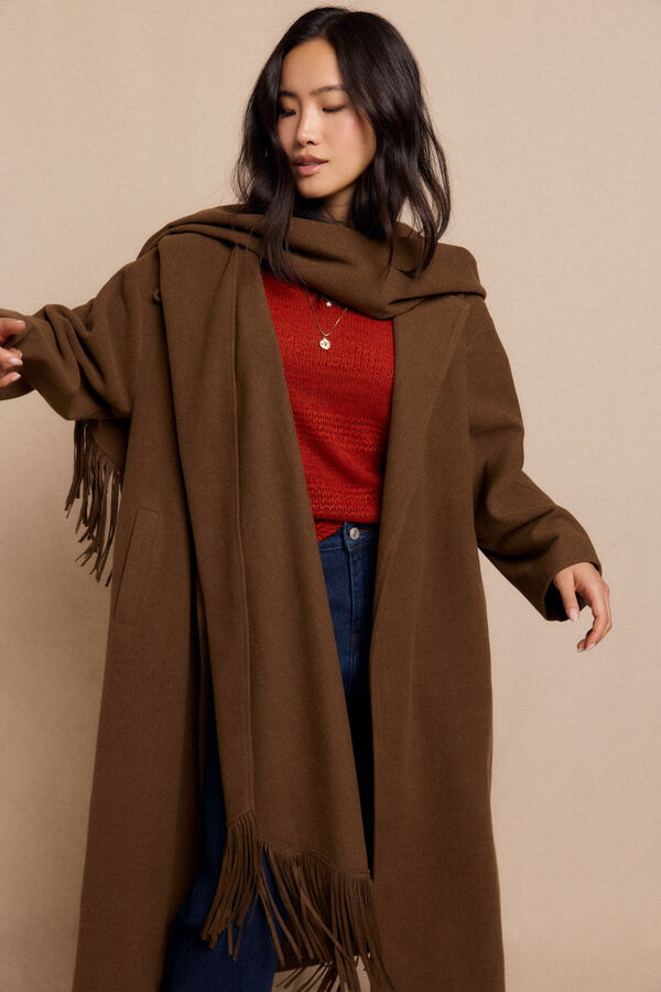 Slowlove Sobretudo cachecol Verde