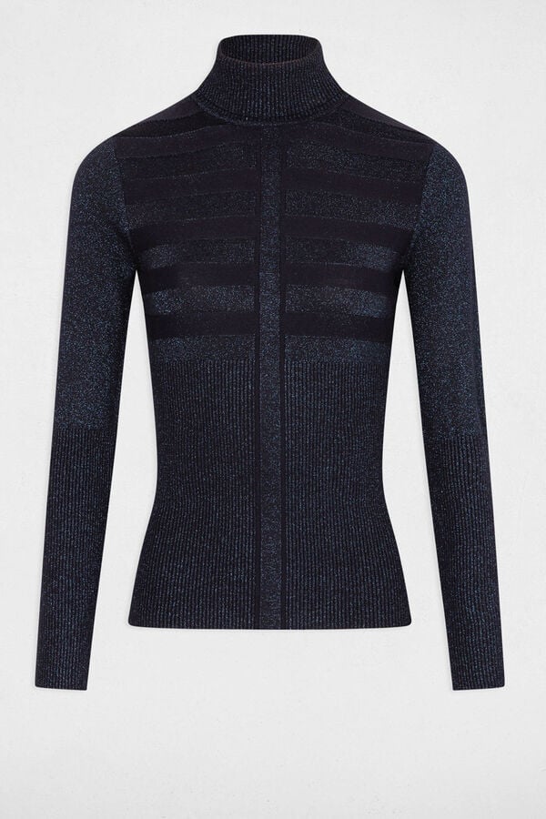 Cortefiel Long-sleeved turtleneck jumper Navy