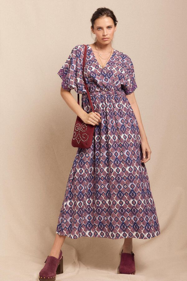 Slowlove Vestido largo estampado Multicolor