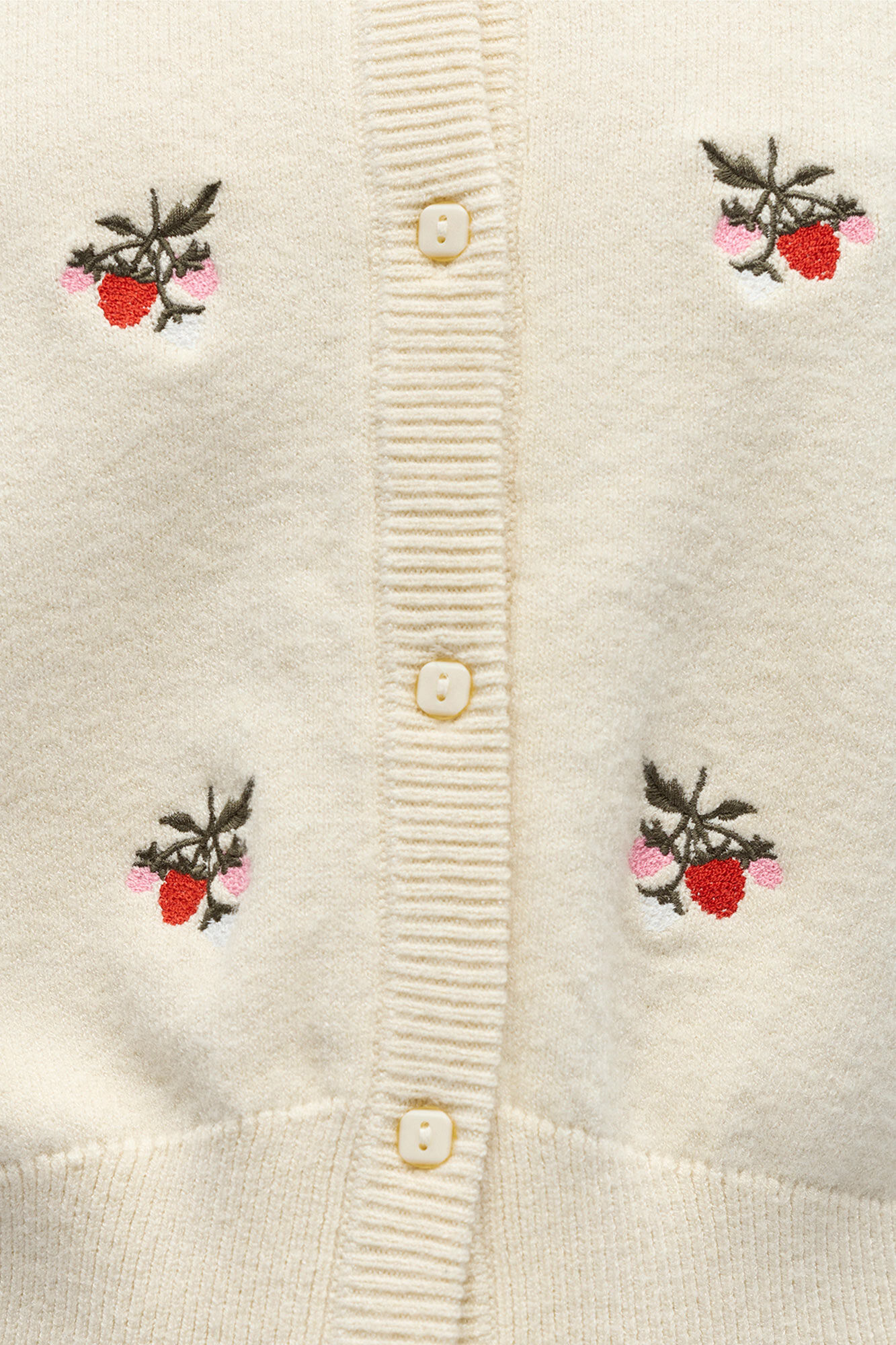 Object Casaco de malha bordado