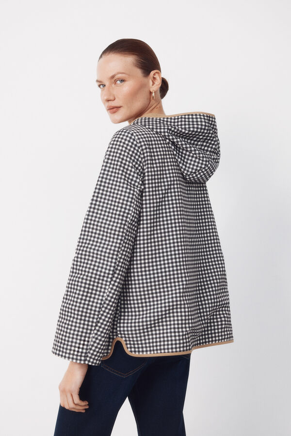 Cortefiel Reversible water-repellent parka Nude